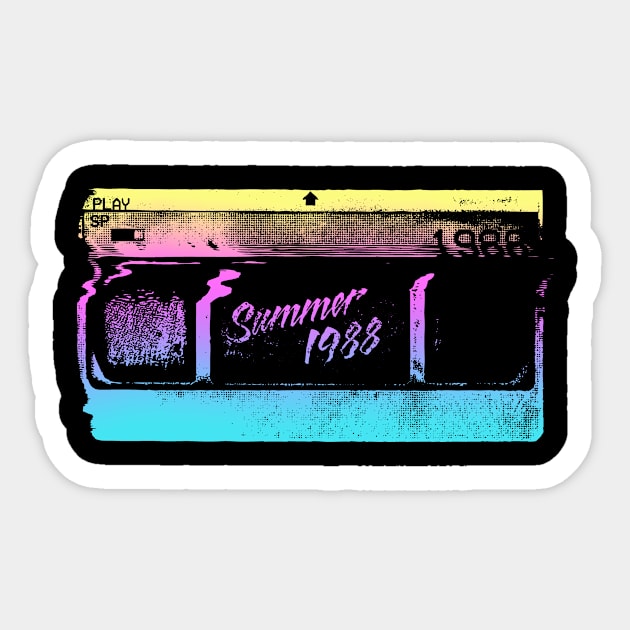 Summer of '88 Sticker by JFells